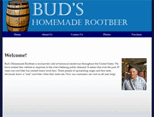 Tablet Screenshot of budsrootbeer.com